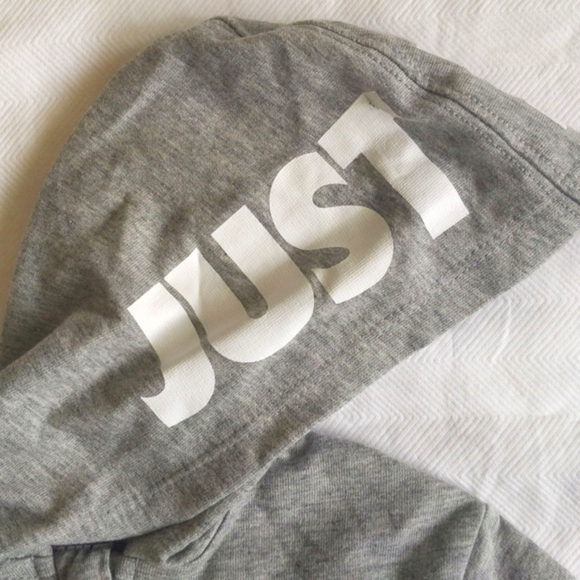 NEW nike logo zipper close hoodie jumpsuit newborn baby unisex neutral - Picture 4 of 9